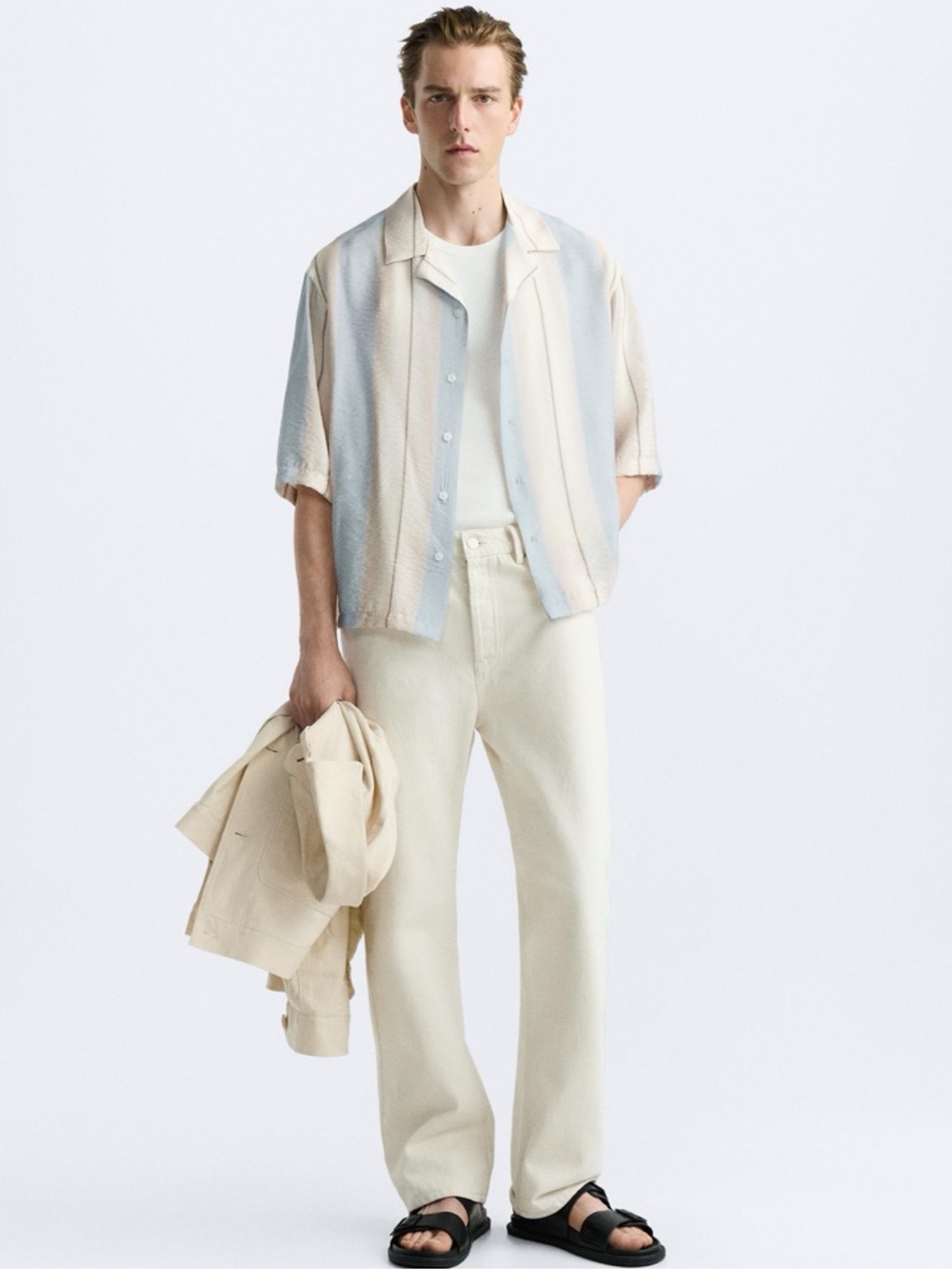 Zara Men's striped shirt